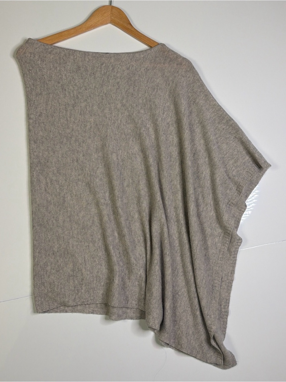 Cashmere Charter Club Luxury Cashmere Draped Poncho in Gray